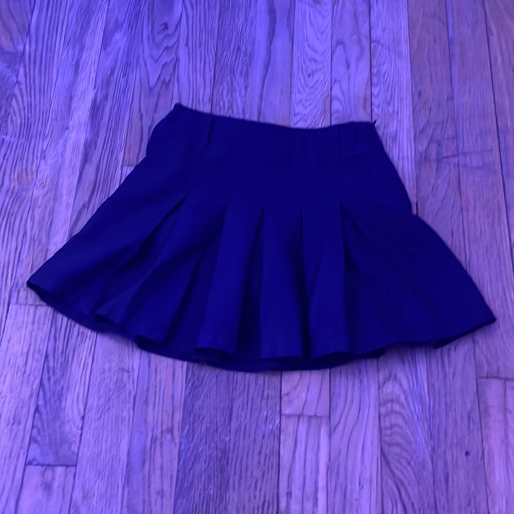 Navy blue, uniform skirt,